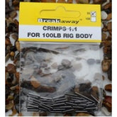 Breakaway Rig Crimps For 100lb Rig Body 100 Pack